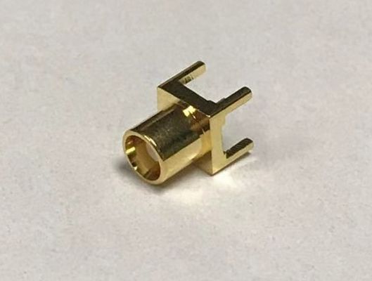RF MCX Connector female gold plated vertical PCB Mount for antenna, WIFI and Bluetooth