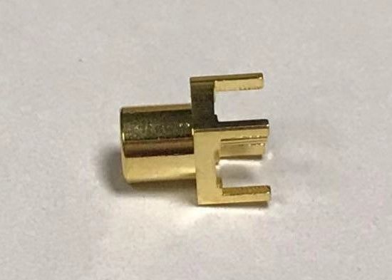 RF MCX Connector female gold plated vertical PCB Mount for antenna, WIFI and Bluetooth