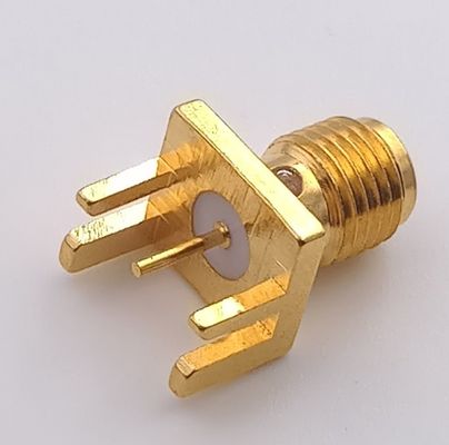 18GHz Female SMA Coaxial Connector Straight PCB Mounting Wifi Antenna Connectors