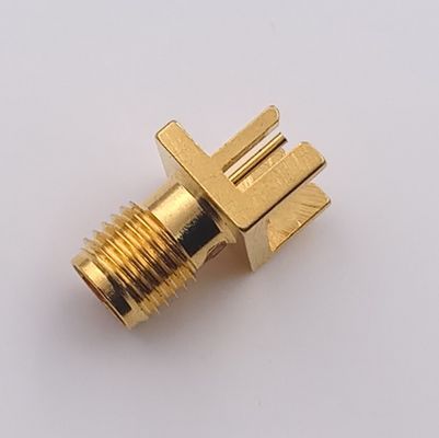 18GHz Female SMA Coaxial Connector Straight PCB Mounting Wifi Antenna Connectors