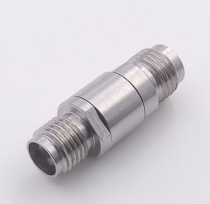 40GHz 50 Ohm Waterproof Coaxial Connector RF 2.92mm Female To 2.4mm Female Adapter Connector VSWR 1:1.3