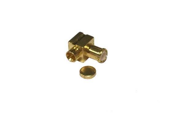 Antenna MCX Male  Rf Right Angle Coaxial Connector AU Plated