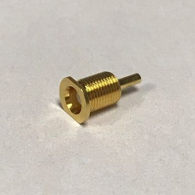 50 Ohms Coaxial Cable Connectors RF MCX Female  Nut Mounting With Micro - Stripe