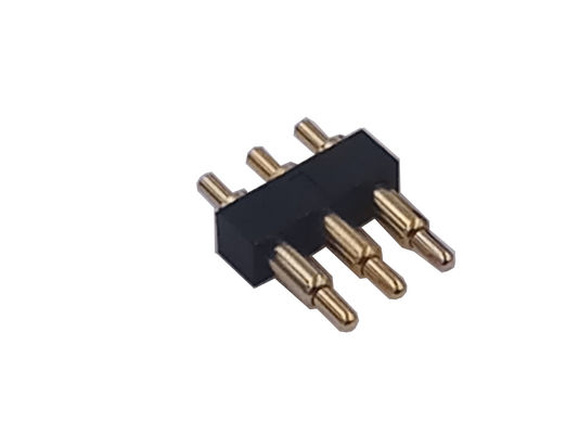 PCB Mount Spring Loaded Pogo Pin Connector 1x3P Straight DIP