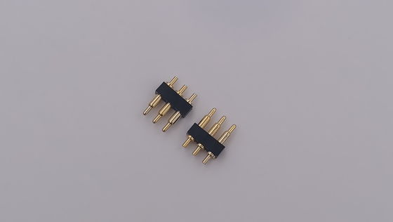 PCB Mount Spring Loaded Pogo Pin Connector 1x3P Straight DIP