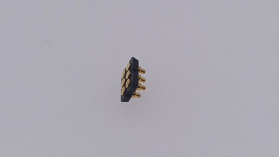 Pitch 2.00mm Spring Loaded Pogo Pin Connector Magnetic 2x3P Male Gender