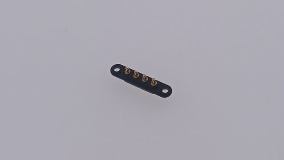 Spring Loaded 1x4P Magnetic Pogo Connector Panel Mount Pitch 2.54mm