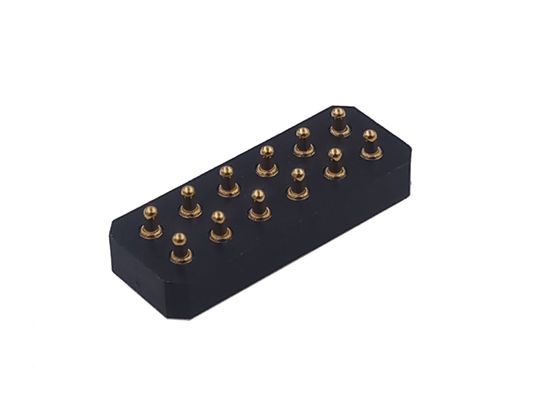 Spring Loaded 6 Pin Pogo Connector Straight DIP PCB Mount Pitch 2.54mm