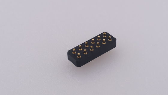 Spring Loaded 6 Pin Pogo Connector Straight DIP PCB Mount Pitch 2.54mm