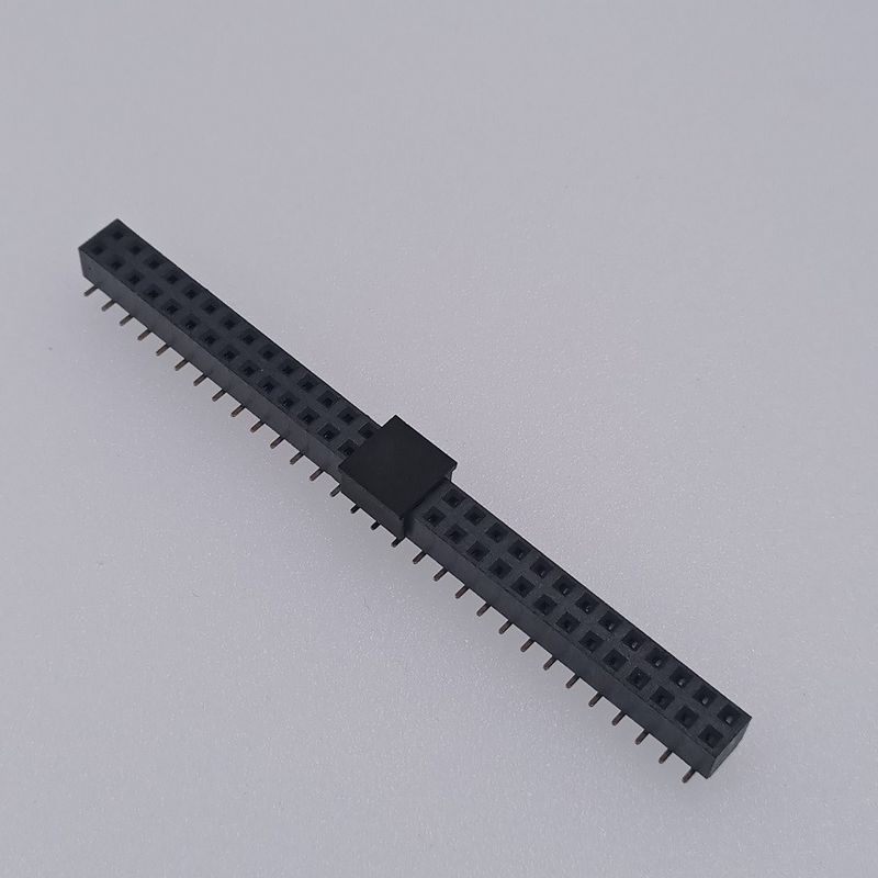 2x30 Pins Female Header Connector Telecommunication 2.54 Mm Pitch Header